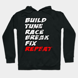 Logo Build race break best Hoodie